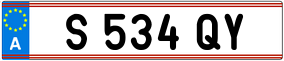 Truck License Plate